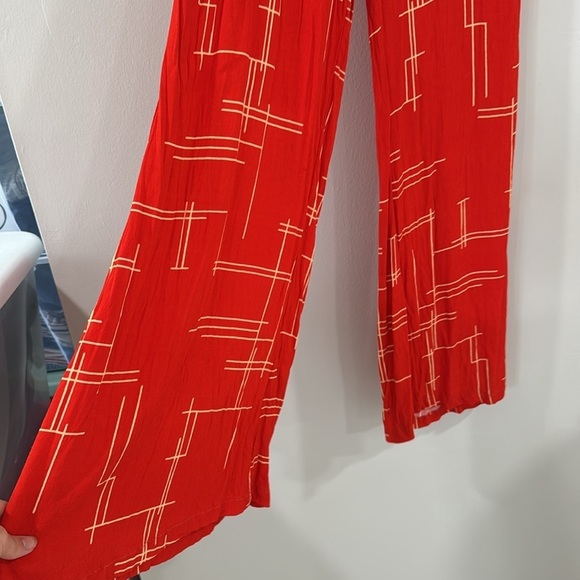 Fighting Eel Ava Sky wide leg elastic waist printed pants - Picture 3 of 6